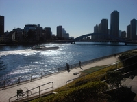 永代橋と月島